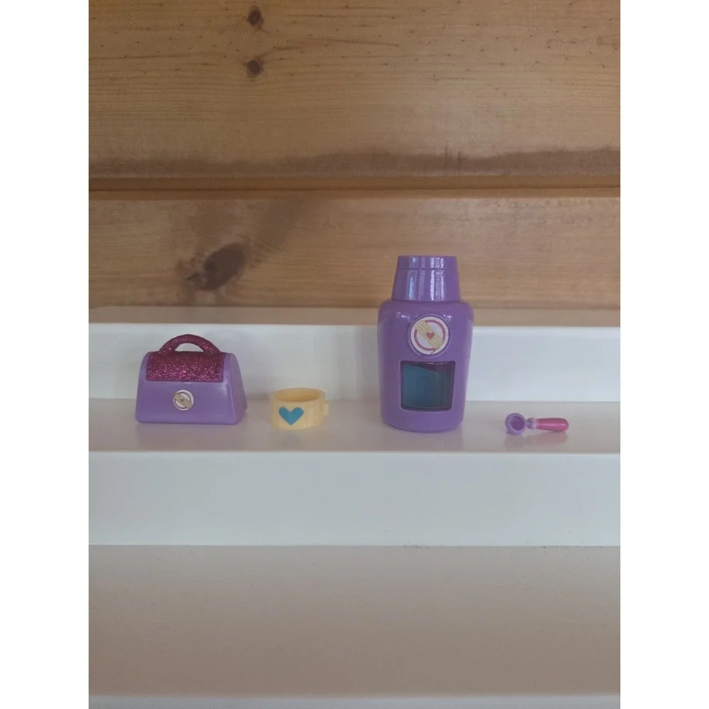 Doc McStuffins Replacement Medical Bag Small 4 Instruments‎ Purple Glitter Small